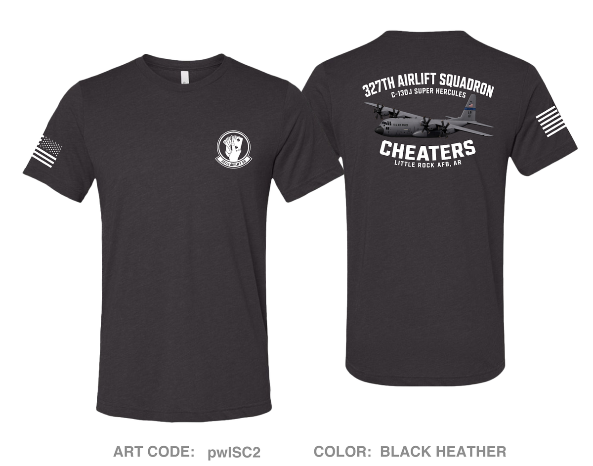 327th Airlift Squadron Comfort Unisex Triblend SS Tee - pwlSC2