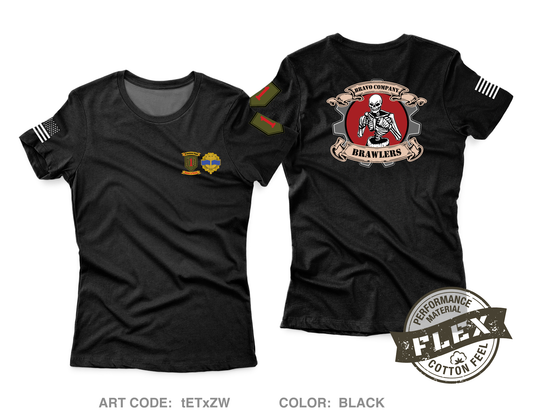 B Co, 541st DSSB, 1 IDSB Core Women's SS Flex Performance Tee - tETxZW