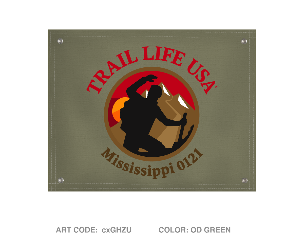 Trail Life USA Banner Flag - cxGHZU