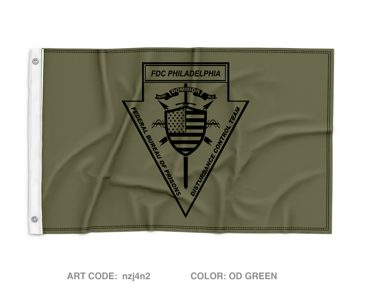 FDC Philadelphia DCT Wall Flag - nzj4n2