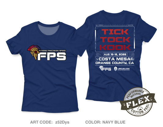 FPS Fundraising Collection Core Women's SS Flex Performance Tee - z52Dys