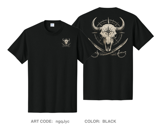 Bison Piracy Comfort Unisex Cotton SS Tee - ngqJyc