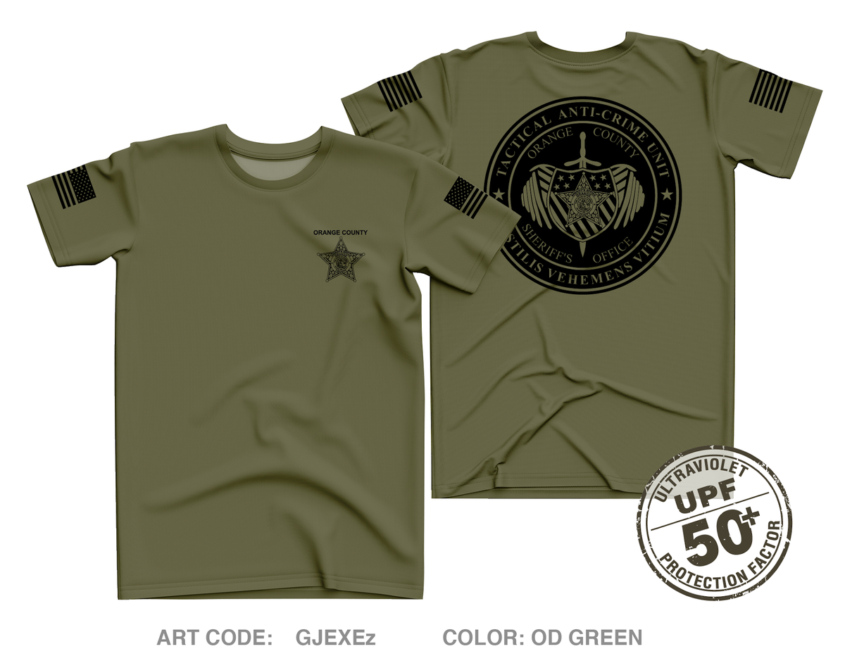 OCSO TAC Core Men's UPF 50+ Performance SS Tee - GJEXEz