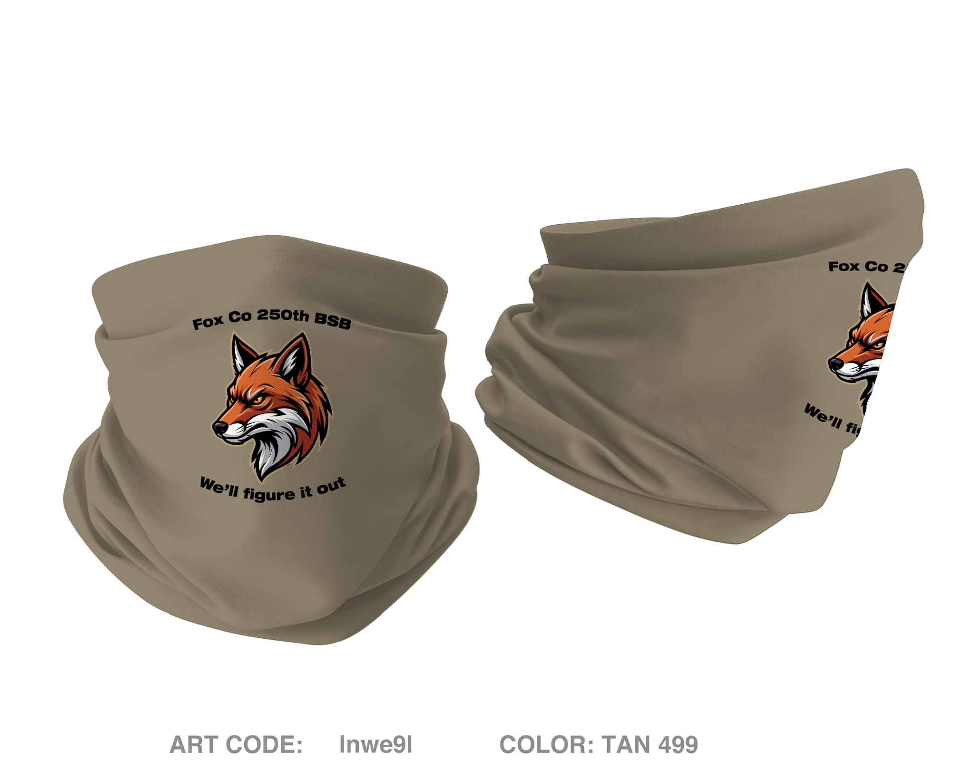 Fox Co 250th BSB Gaiter Fundraising Collection - lnwe9l