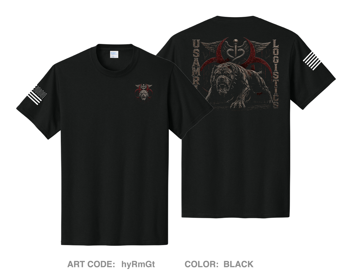 USAMRIID Logistics Comfort Unisex Cotton SS Tee - hyRmGt