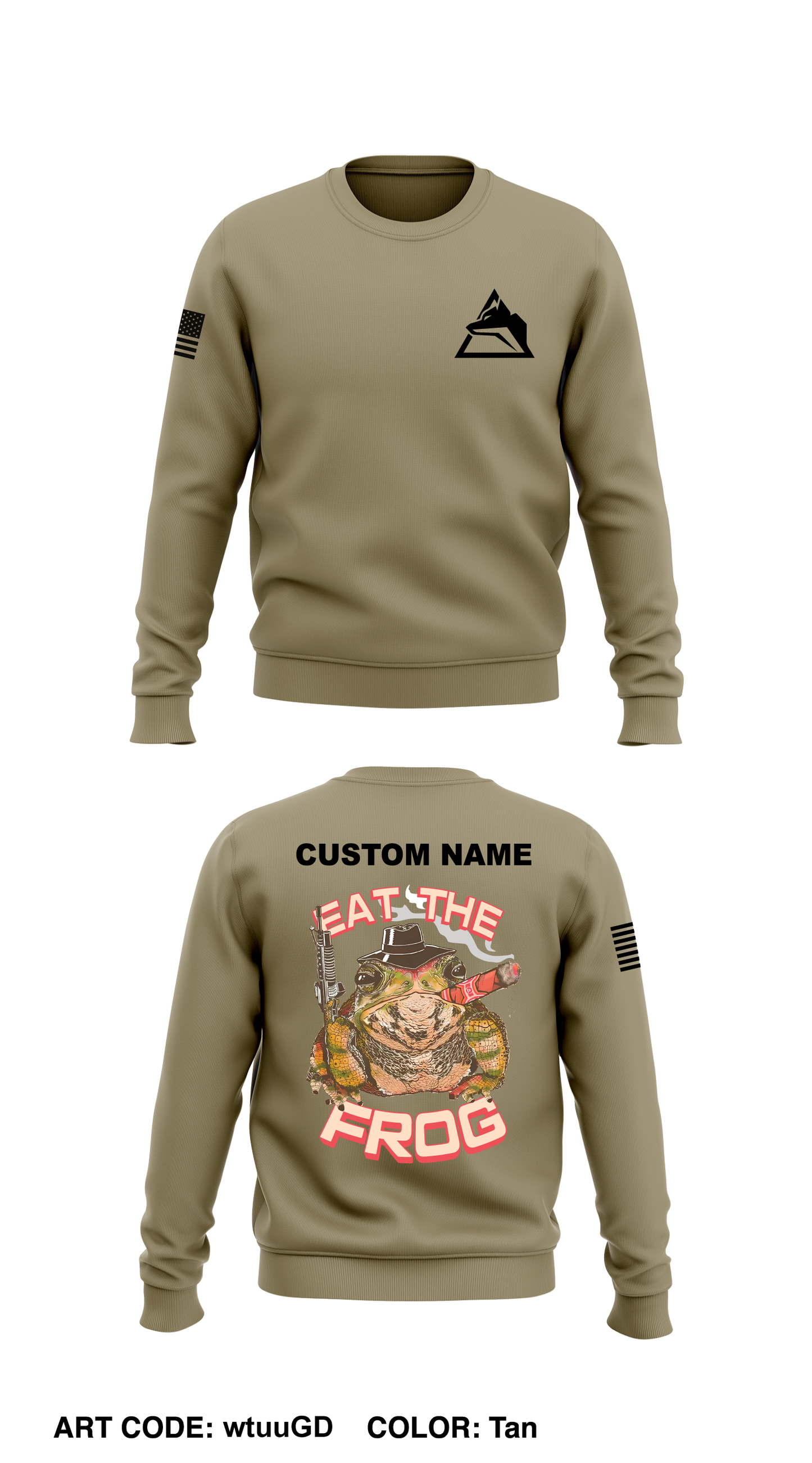 Custom - B CO, 3-67AR Core Men's Crewneck Performance Sweatshirt - wtuuGD