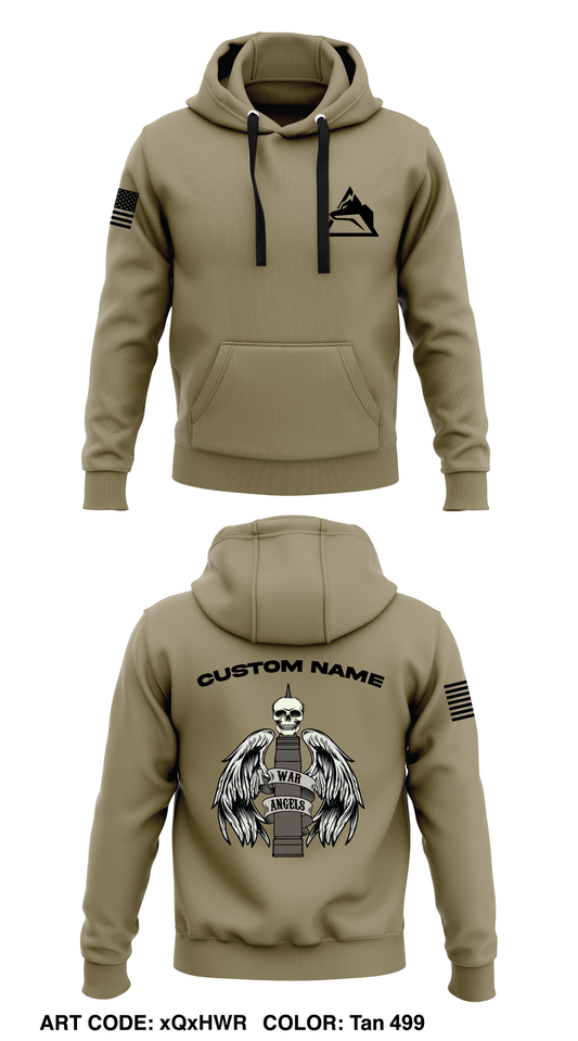 Custom - B CO, 3-67AR  Core Men's Hooded Performance Sweatshirt - xQxHWR