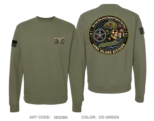 USMS NY/NJ RFTF Long Island Comfort Unisex Crewneck Sweatshirt - 5EEtBK