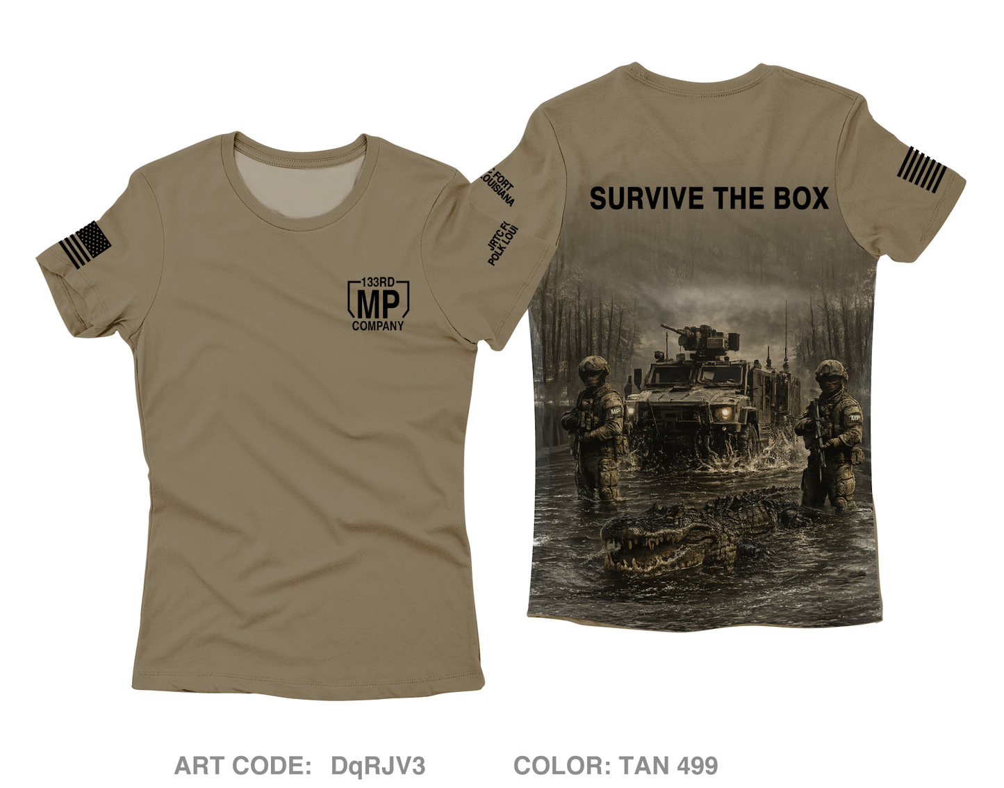 133rd MP Company Core Women's SS Performance Tee - DqRJV3