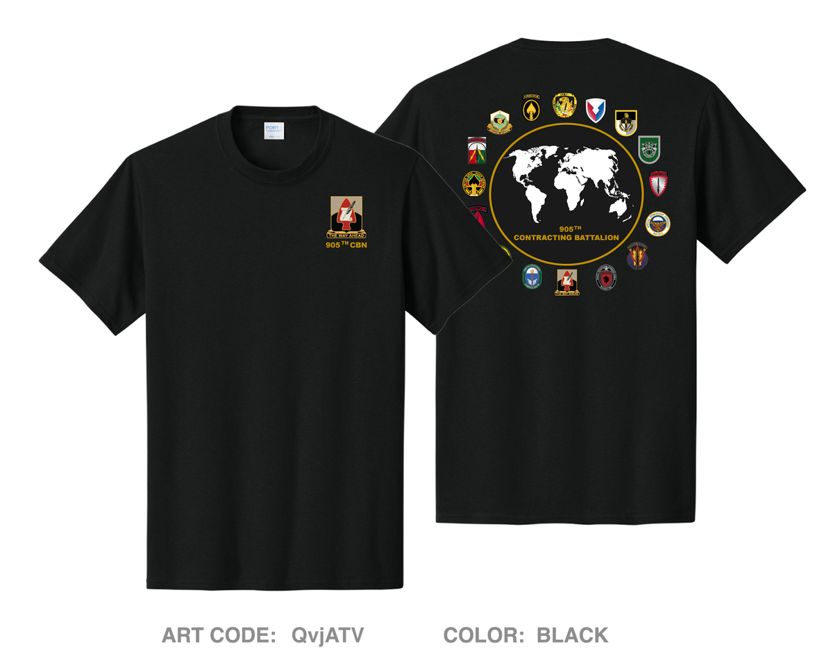 905th Contracting Battalion Fundraising Collection Comfort Unisex Cotton SS Tee - QvjATV