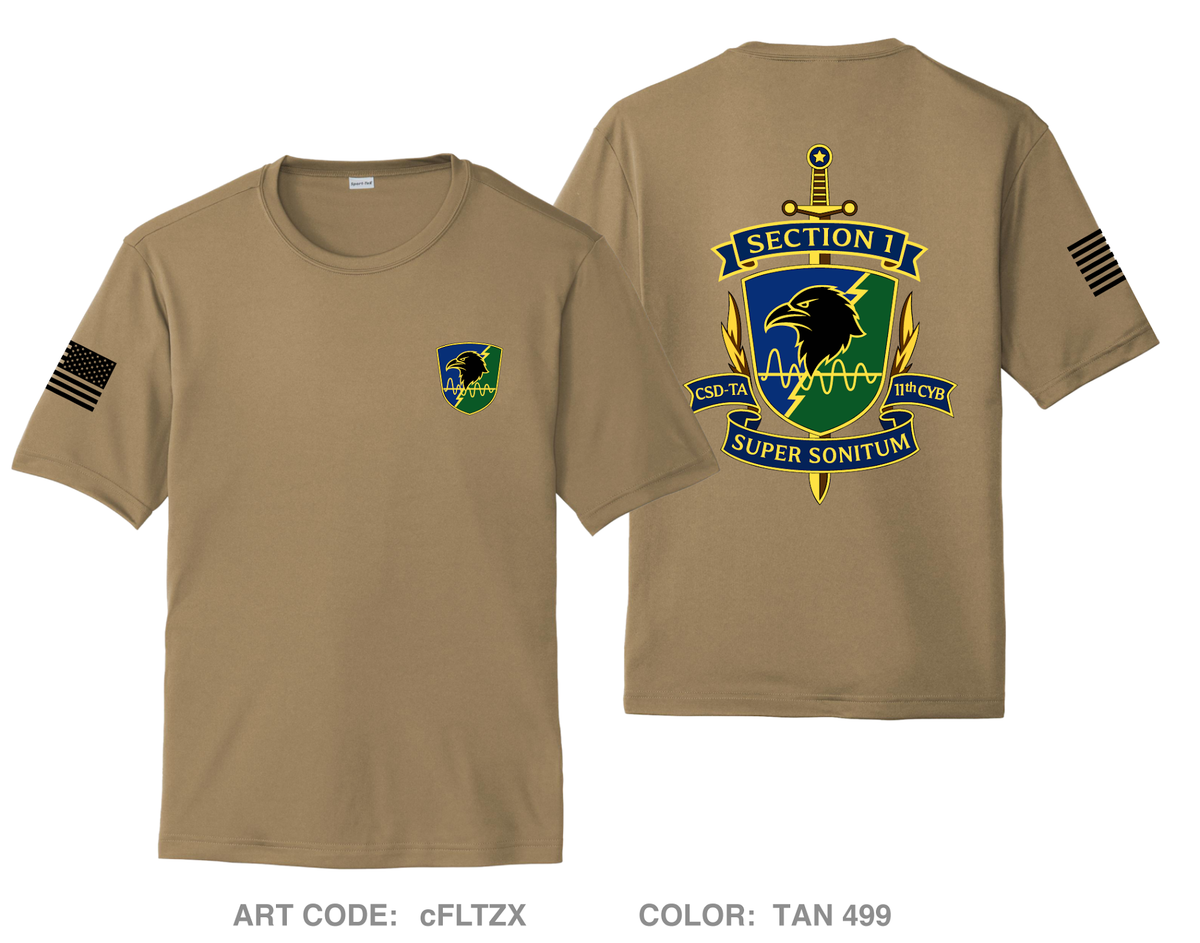 CSD-TA, D Co, 11th CWB Hi-Tech Performance Unisex SS Tee - cFLTZX