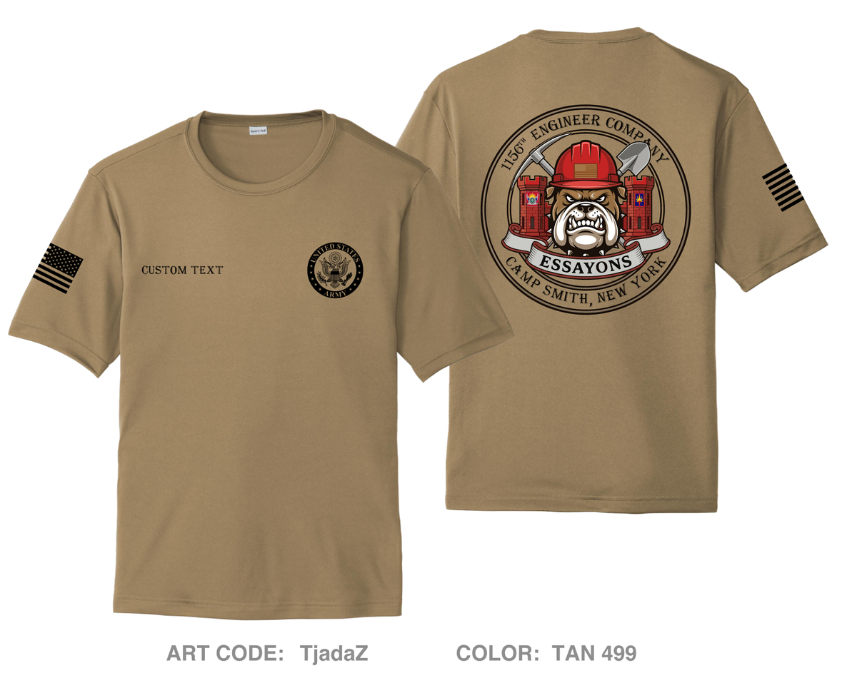 CUSTOM 1156th EN CO Hi-Tech Performance Unisex SS Tee - TjadaZ