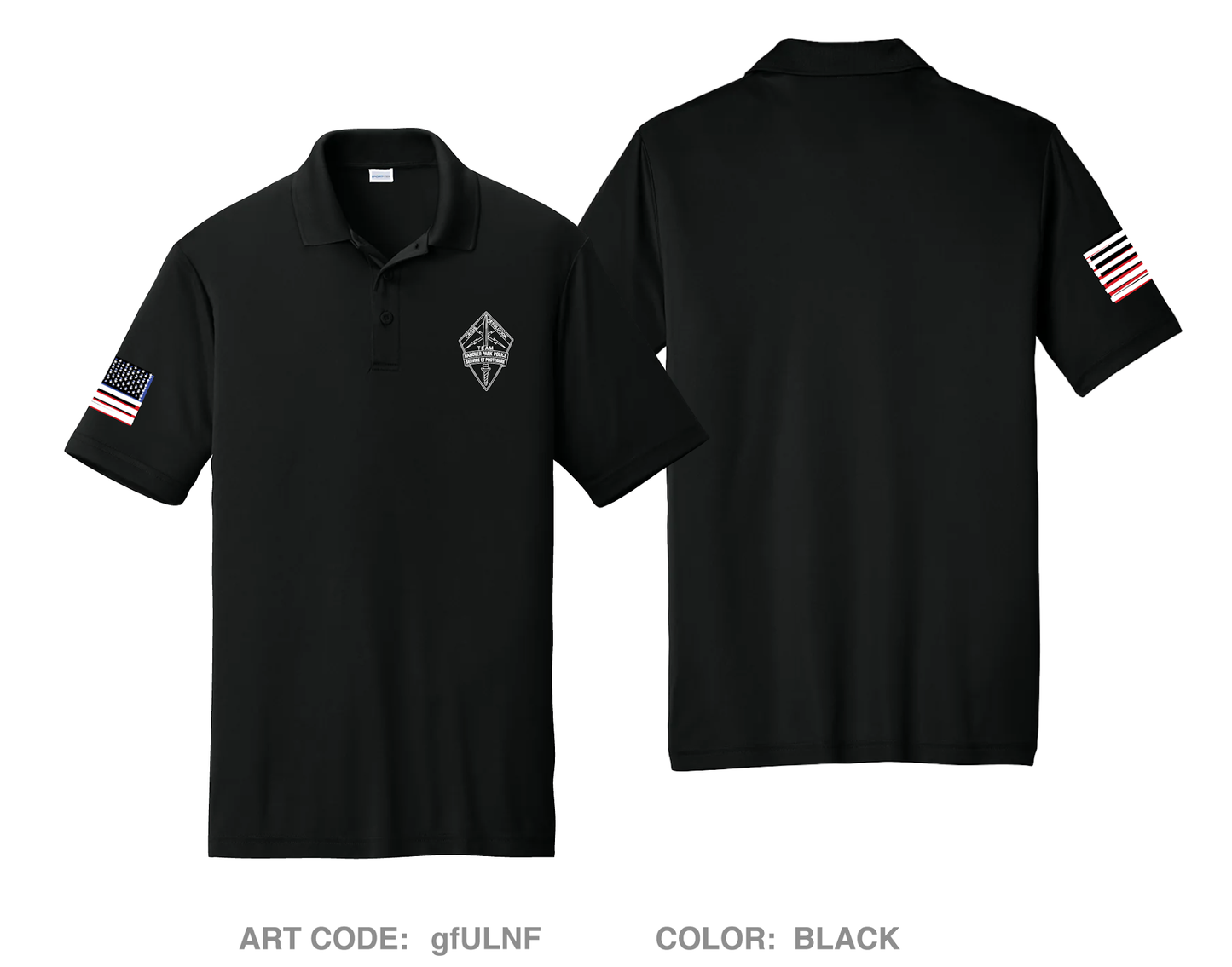 Hanover Park Police CRT Hi-Tech Performance Men's SS Polo - gfULNF