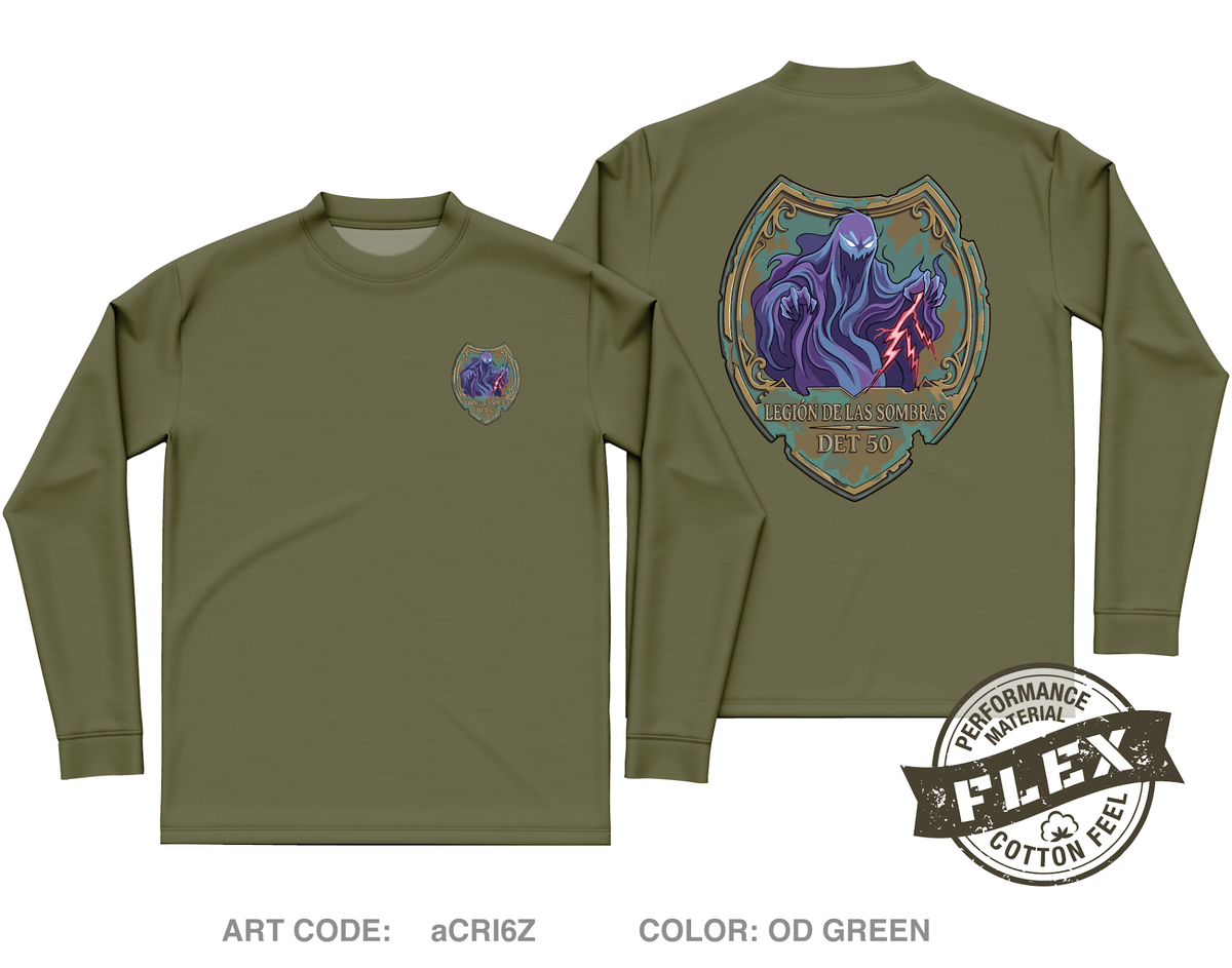 SWPC DET 50 Core Men's LS Flex Performance Tee - aCRI6Z