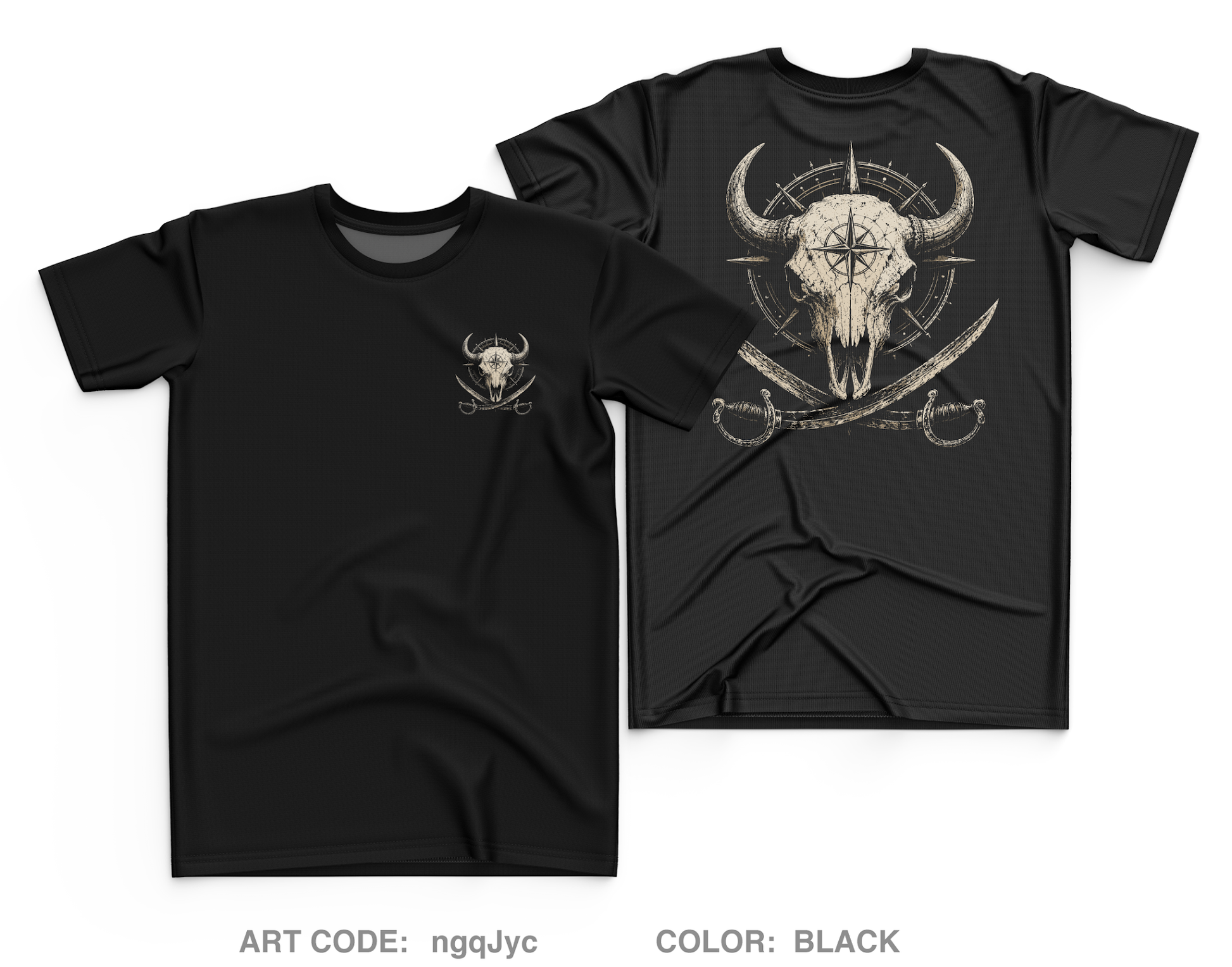 Bison Piracy Core Men's SS Performance Tee - ngqJyc
