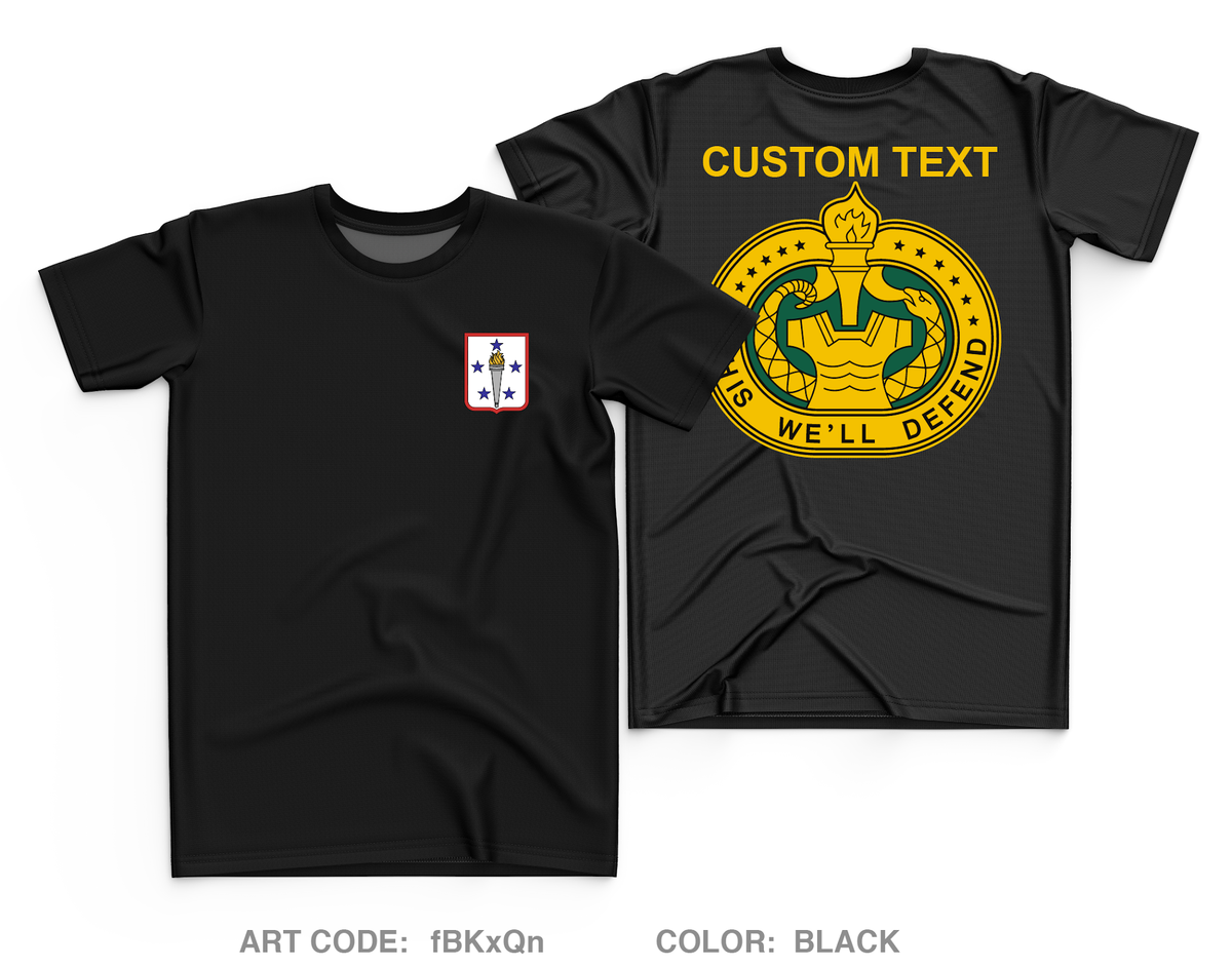 CUSTOM Bravo Company, 16th OD Core Men's SS Performance Tee - fBKxQn