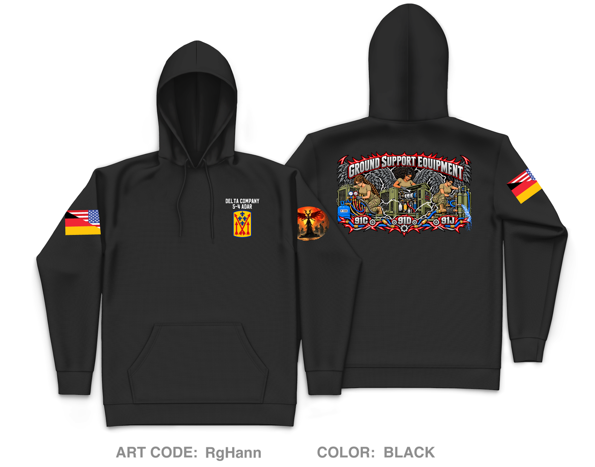5-4 ADAR Fundraising Collection Core Men's Hooded Performance Sweatshirt - RgHann