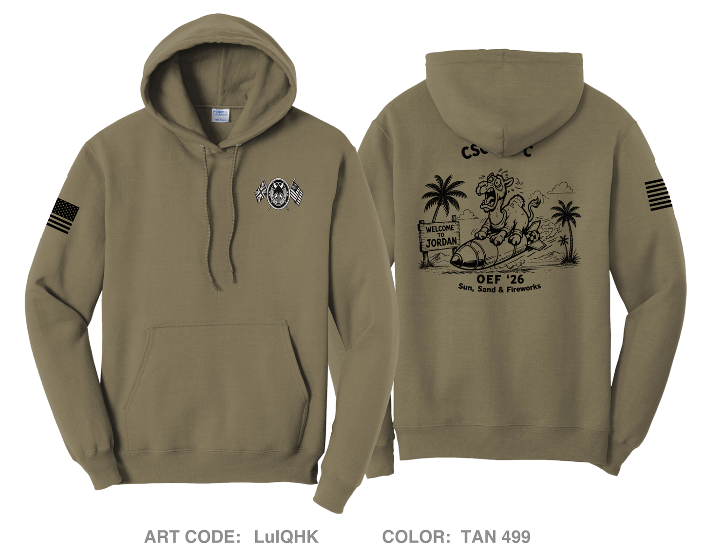 CSOJTF-C Comfort Unisex Hooded Sweatshirt - LuIQHK