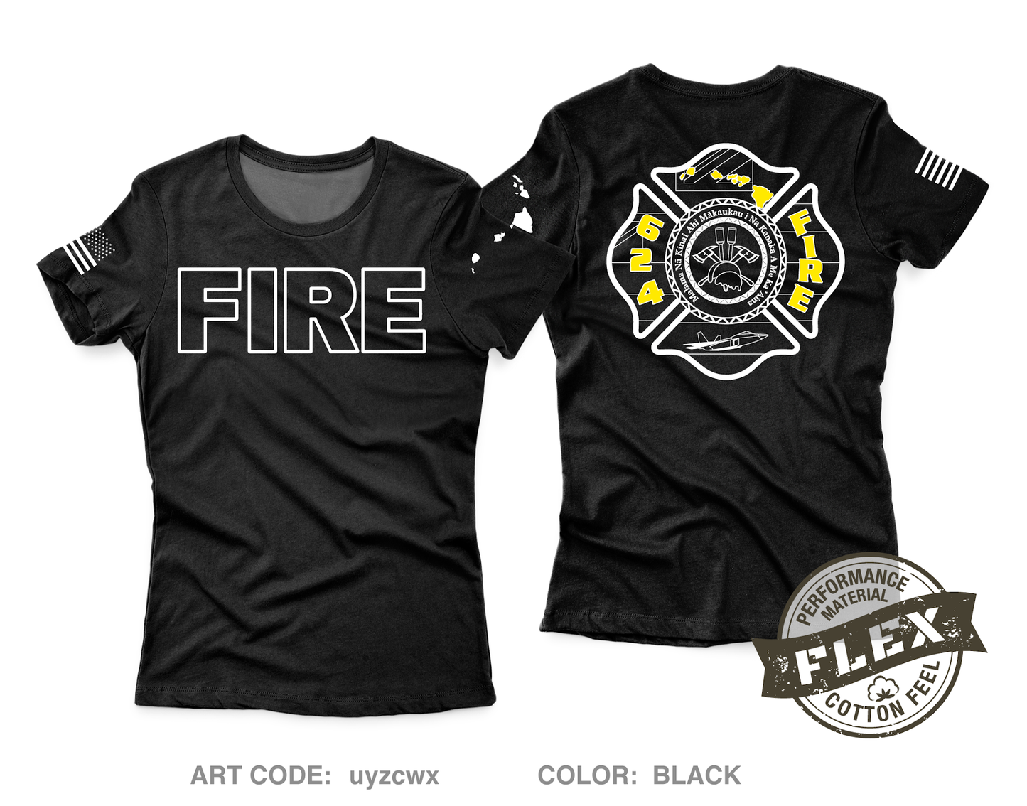 624 FIRE Fundraising Collection Core Women's SS Flex Performance Tee - uyzcwx