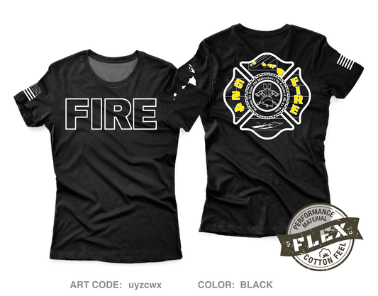 624 FIRE Fundraising Collection Core Women's SS Flex Performance Tee - uyzcwx
