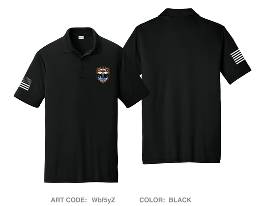 7229 Medical Support Unit Hi-Tech Performance Men's SS Polo - Wbf5yZ