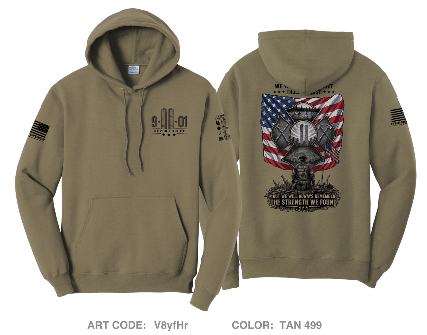 396th MCGA Comfort Unisex Hooded Sweatshirt - V8yfHr
