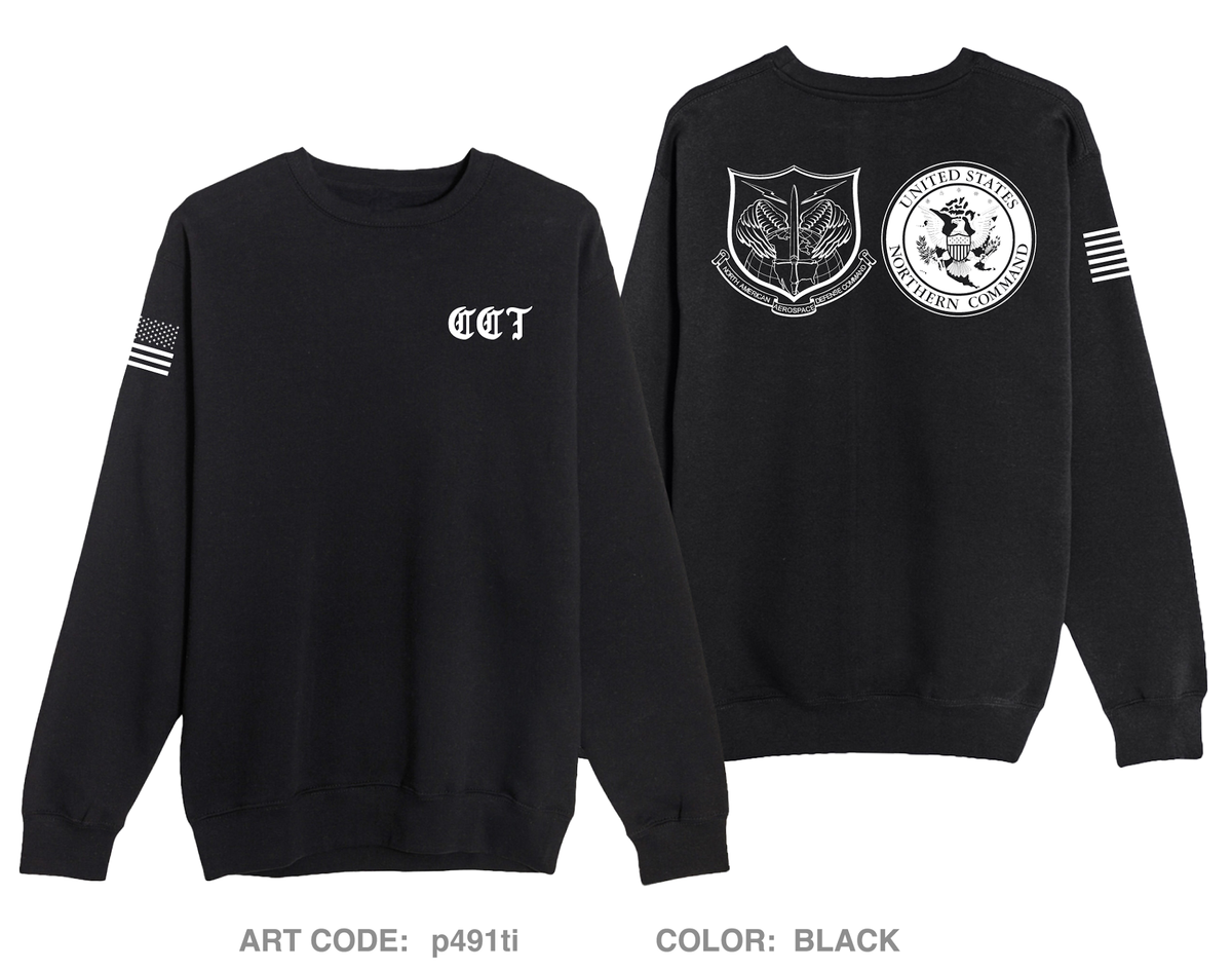 NORAD & USNORTHCOM - CCT Comfort Unisex Crewneck Sweatshirt - p491ti