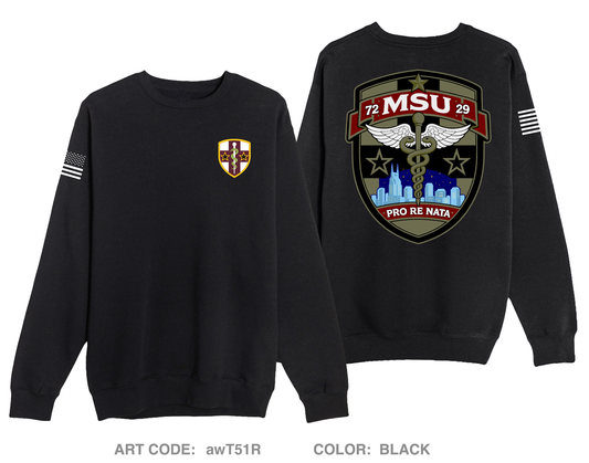7229 Medical Support Unit Comfort Unisex Crewneck Sweatshirt - awT51R