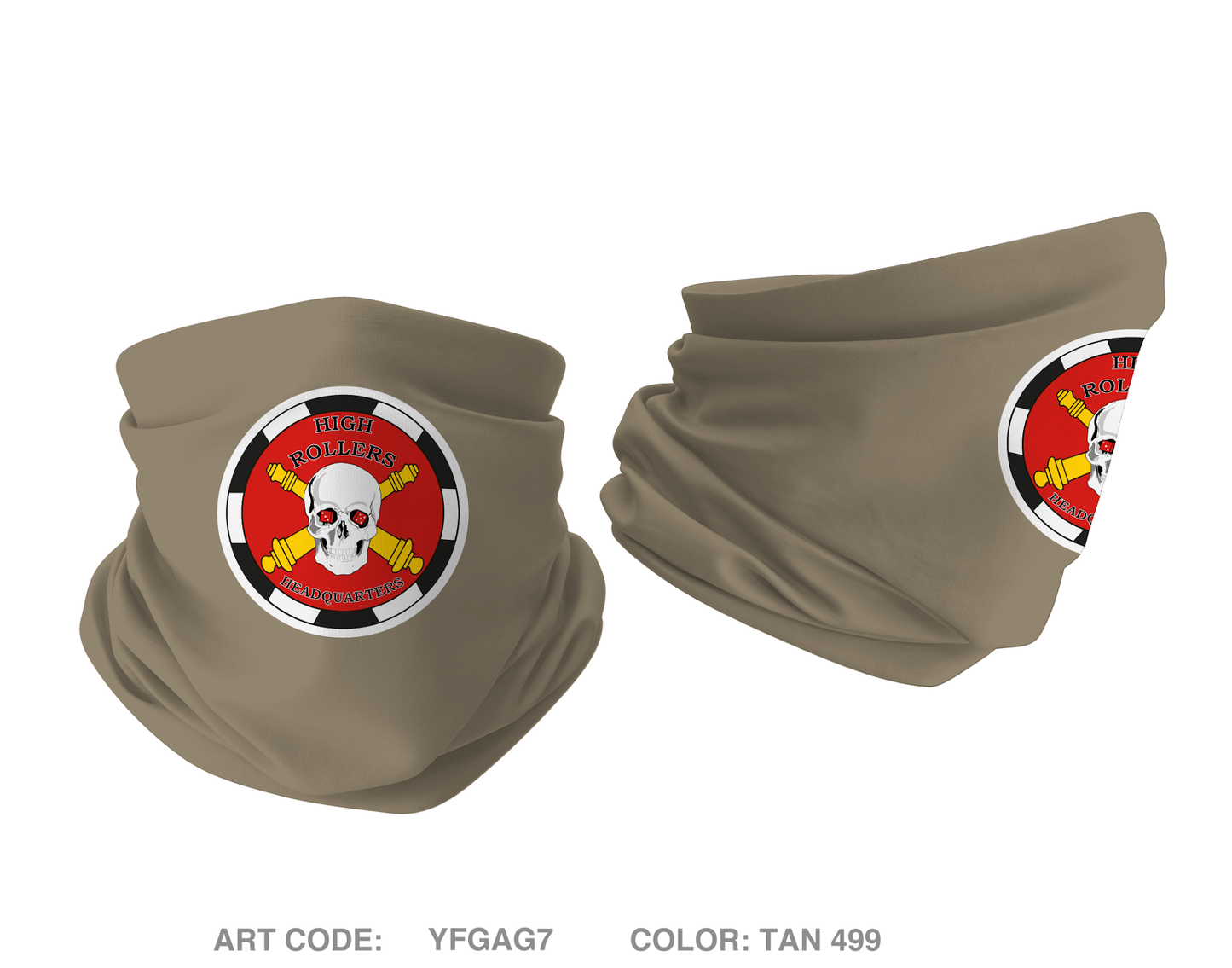 HQ, A BTRY, 3-321FAR Gaiter - YFGAG7