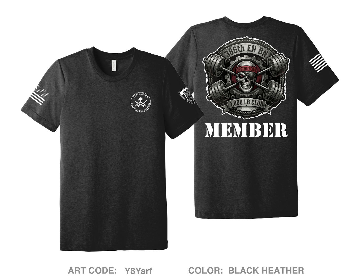 386th Engineer Battalion Comfort Unisex Triblend SS Tee - Y8Yarf