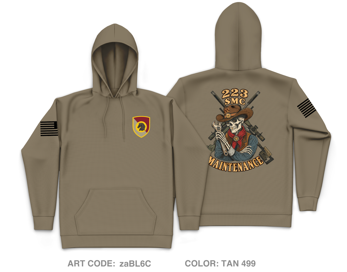 223rd Support Maintenance Company Core Men's Hooded Performance Sweatshirt - zaBL6C