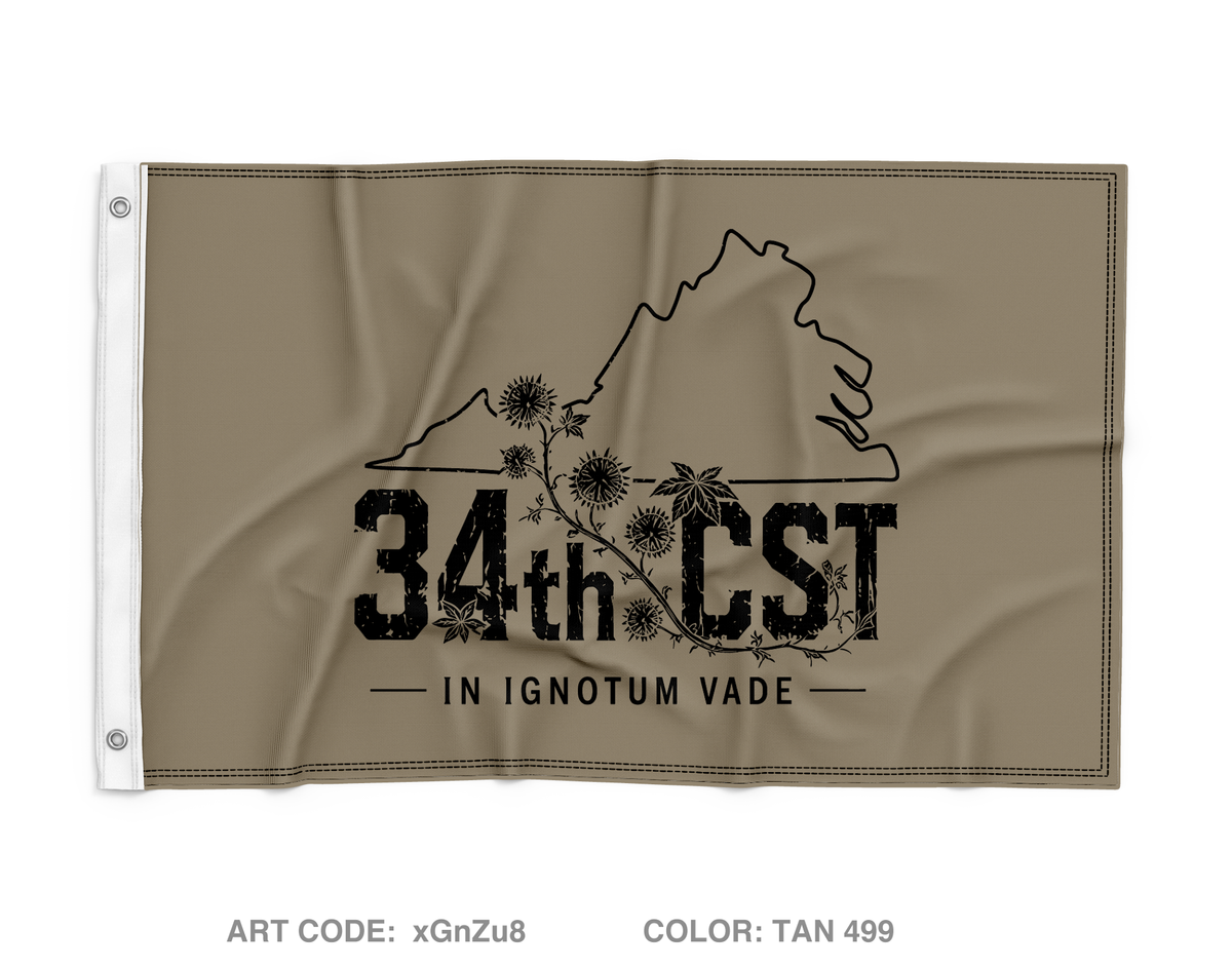 34th Civil Support Team Wall Flag - xGnZu8