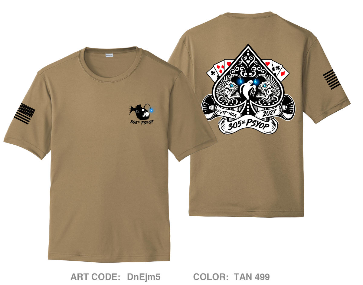 305th PSYOP Hi-Tech Performance Unisex SS Tee - DnEjm5