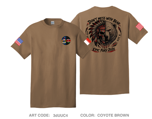 MESG-2 Detachment Bahrain Comfort Unisex Cotton SS Tee - 3dUUC4