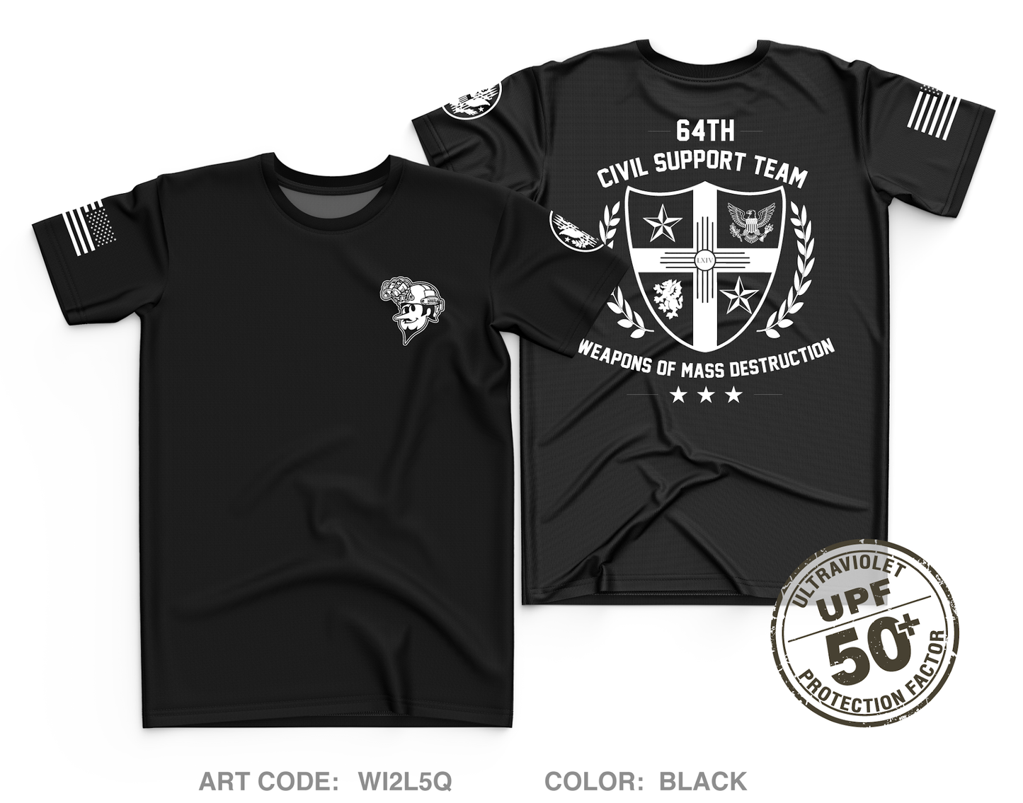 64th Weapons of Mass Destruction - Civil Support Team Fundraising Collection Core Men's UPF 50+ Performance SS Tee - WI2L5Q