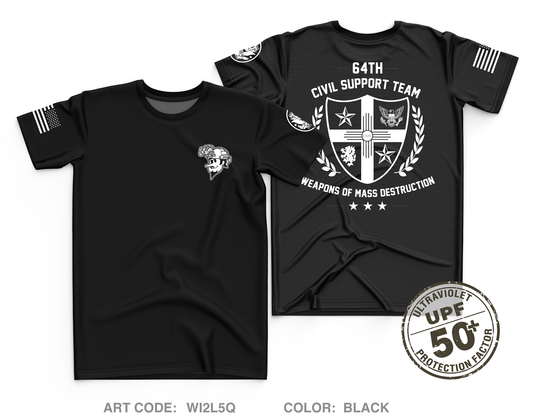 64th Weapons of Mass Destruction - Civil Support Team Fundraising Collection Core Men's UPF 50+ Performance SS Tee - WI2L5Q