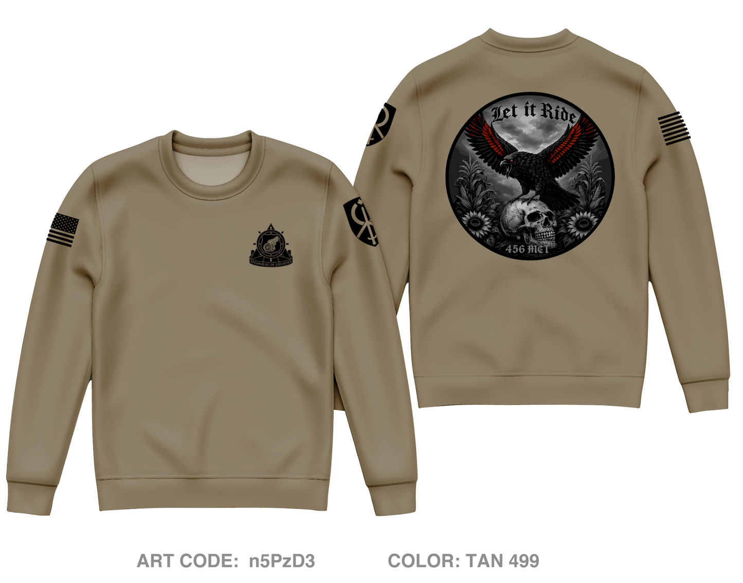456 MCT Core Men's Crewneck Performance Sweatshirt - n5PzD3