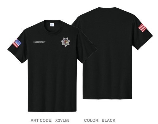 CUSTOM Bourbonnais Police Comfort Unisex Cotton SS Tee - X2VLk8