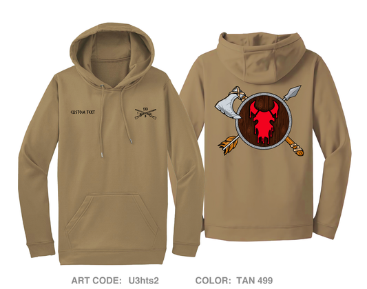 CUSTOM CO B 1-133 IN Hi-Tech Performance Hoodie - U3hts2