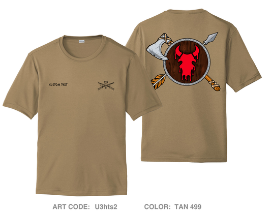 CUSTOM CO B 1-133 IN Hi-Tech Performance Unisex SS Tee - U3hts2