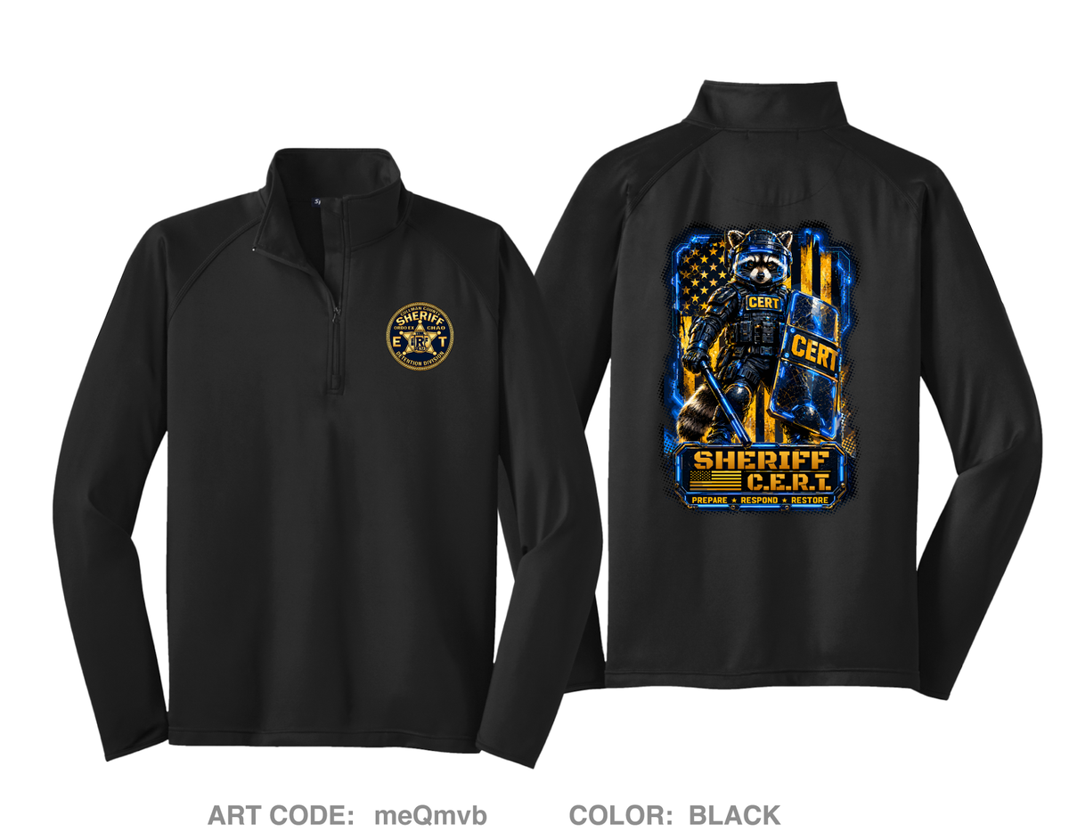 Cullman County CERT Hi-Tech Performance Quarter-Zip Fleece Jacket - meQmvb