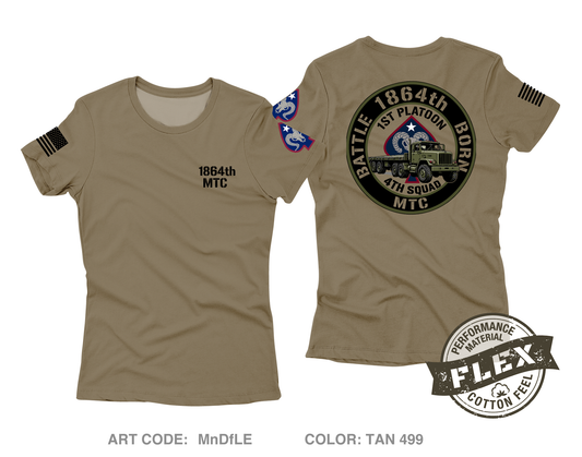 1864th mtc Fundraising Collection Core Women's SS Flex Performance Tee - MnDfLE