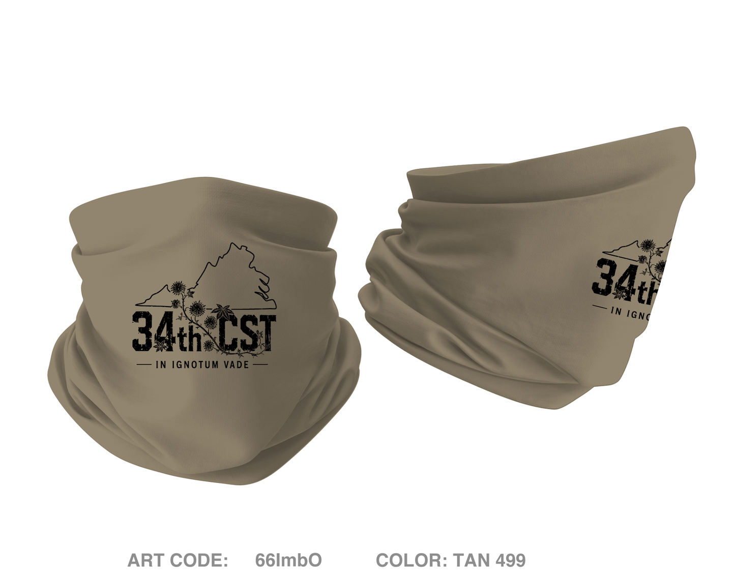 34th Civil Support Team Gaiter - 66ImbO