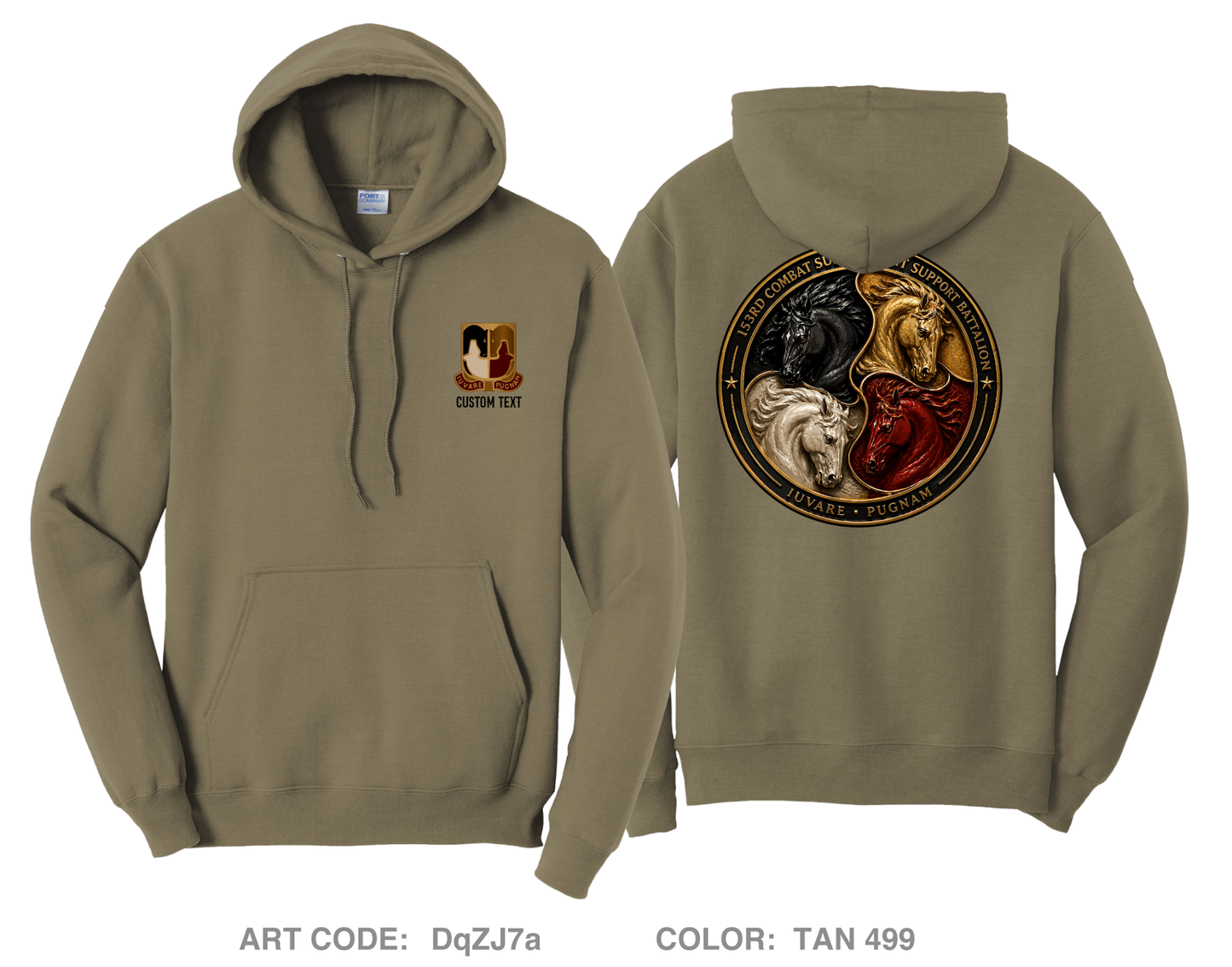 CUSTOM 153rd CSSB Comfort Unisex Hooded Sweatshirt - DqZJ7a