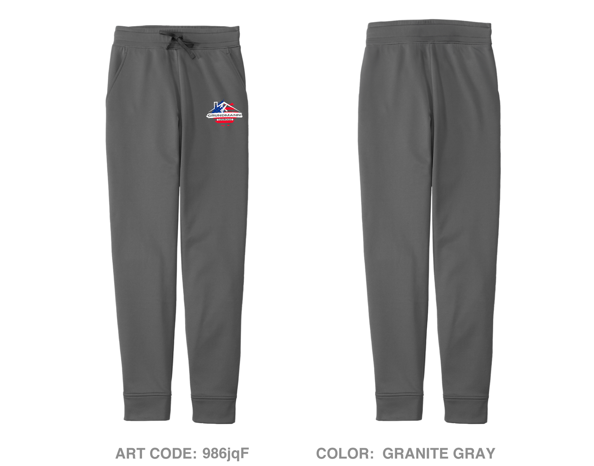 Grundmann Builders Hi-Tech Performance Unisex Joggers - 986jqF
