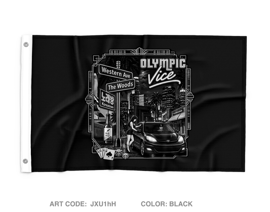 LAPD Wall Flag - JXU1hH