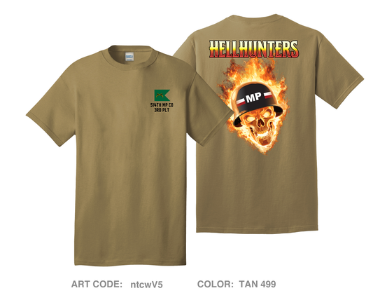 Hellhunters Comfort Unisex Cotton SS Tee - ntcwV5