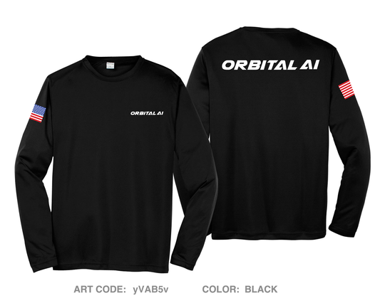 Orbital AI Hi-Tech Performance Unisex LS Tee - yVAB5v