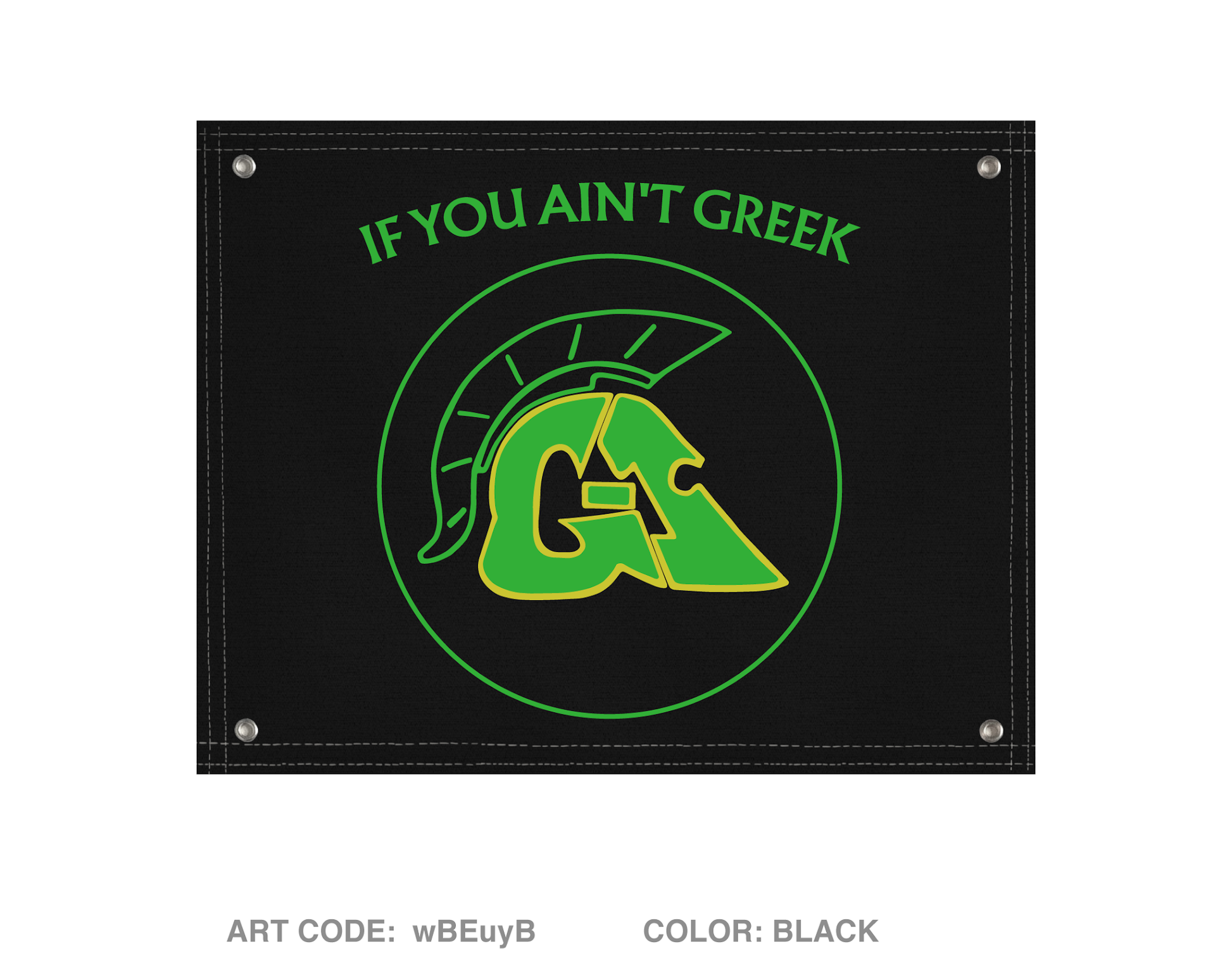 G1 Greeks Fundraising Collection Banner Flag - wBEuyB
