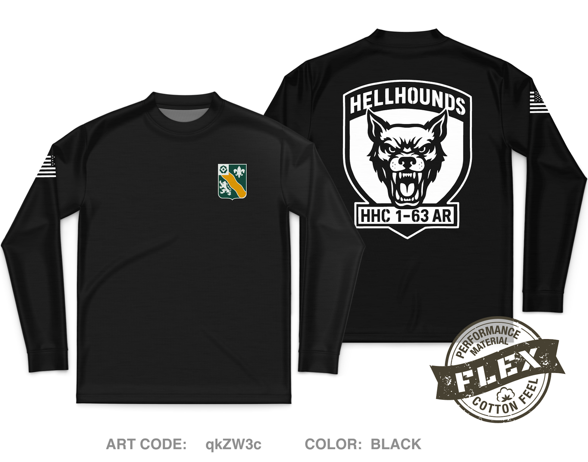 HHC 1-63 AR Core Men's LS Flex Performance Tee - qkZW3c